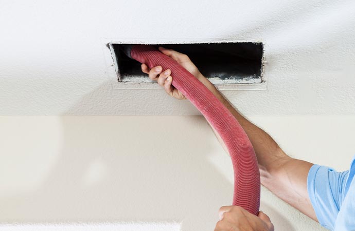 Duct system smoke removal service