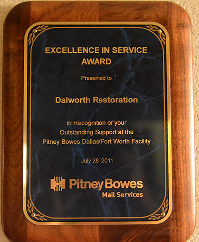 Award Received on July 28, 2011